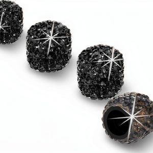 Tire Valve Caps HZJD Plastic Crystal Universal-0
