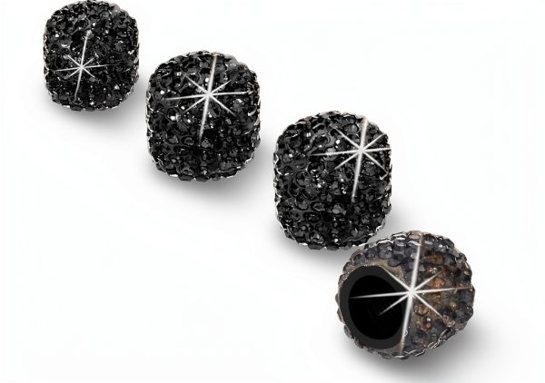 Tire Valve Caps HZJD Plastic Crystal Universal-0