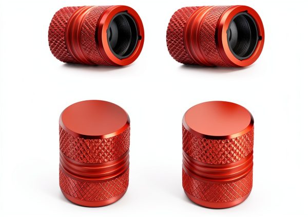 Aquaok Tire Valve Stem Caps Anodized Metal-0