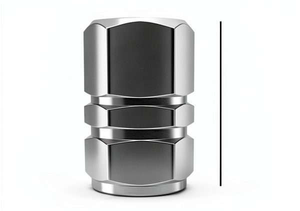 Silver Aluminum Tire Valve Stem Caps by SAMIKIVA-3