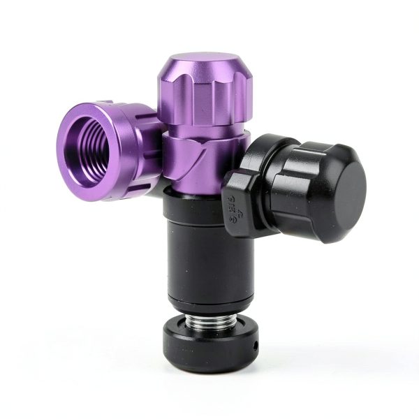 Purple QUARKACE Aluminum Tire Valve Stem Caps-5