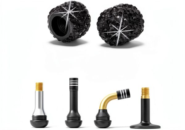 Tire Valve Caps HZJD Plastic Crystal Universal-3