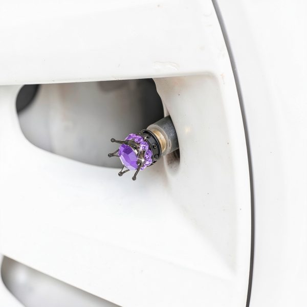 Frienda Rhinestone Valve Caps Universal Fit-5