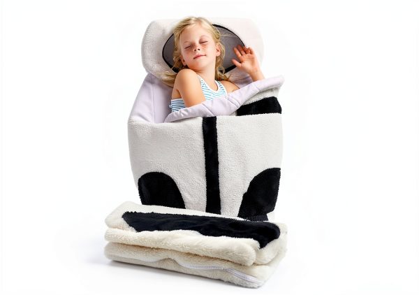 LUFEEMGA Panda Sleeping Bag for Kids Cotton Soft-2
