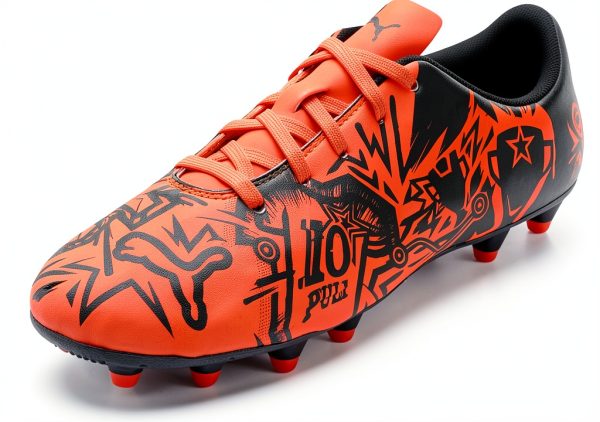 PUMA Boys Soccer Cleats Firm Ground Lightweight-1