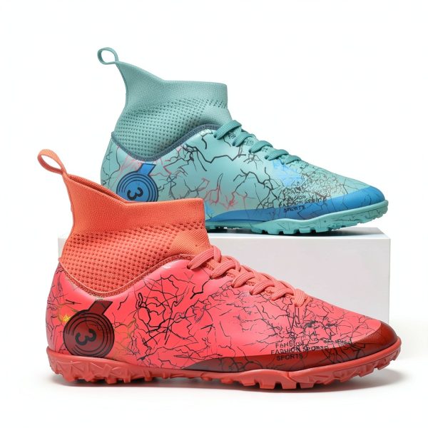 Nike Boys Soccer Shoes Blue/Red-2