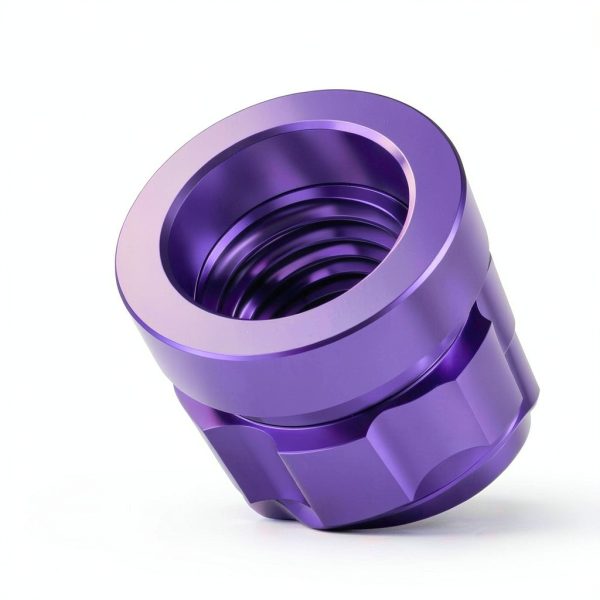 Purple QUARKACE Aluminum Tire Valve Stem Caps-2