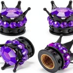 Frienda Rhinestone Valve Caps Universal Fit-0