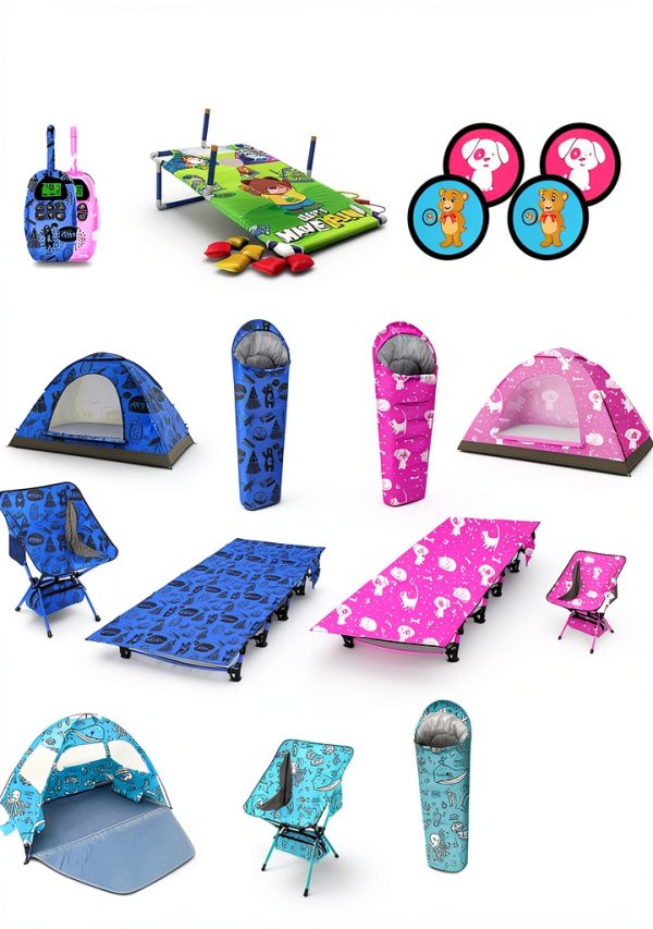 KidzAdventure Pink Polyester Sleeping Bag for Kids-4