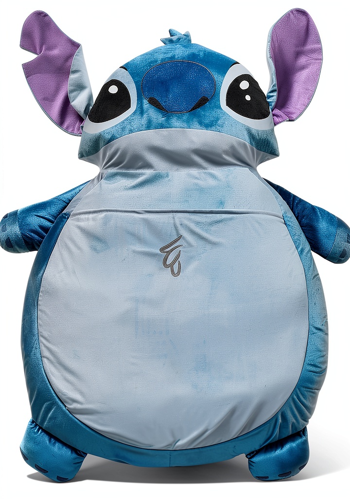 Stitch Disney Floor Lounger in a living room