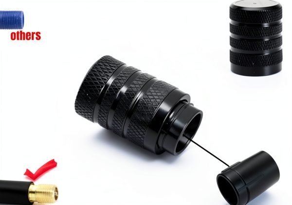 SYSDTTD Tire Valve Stem Caps Aluminum Design-1