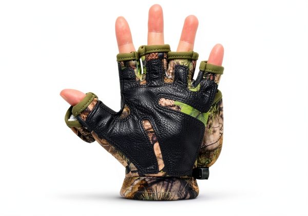 HANDLANDY Camo Fishing Gloves Warm Flip‑Top Unisex-1