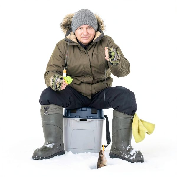 HANDLANDY Camo Fishing Gloves Warm Flip‑Top Unisex-5