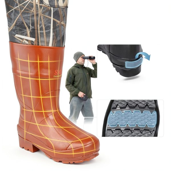HISEA Fishing Waders Next Camo for Hunters-3