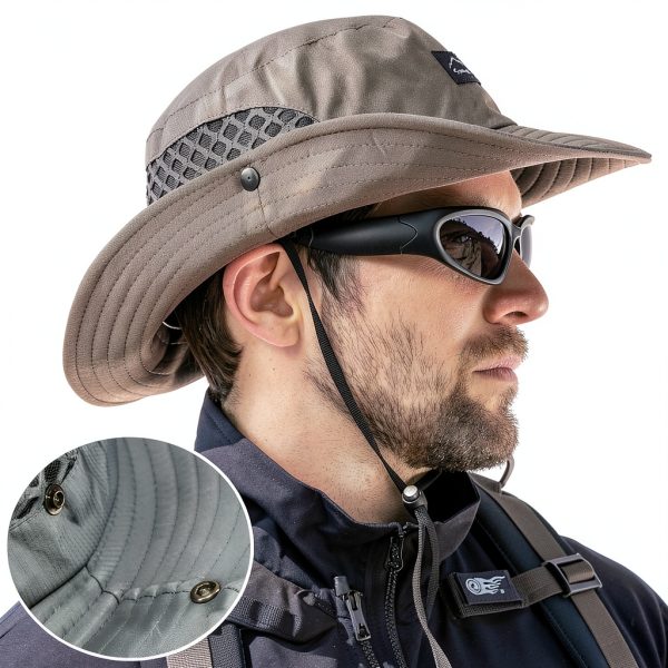 Fishing Sun Hat OutdoorPro Unisex UPF50 Quick Dry-3