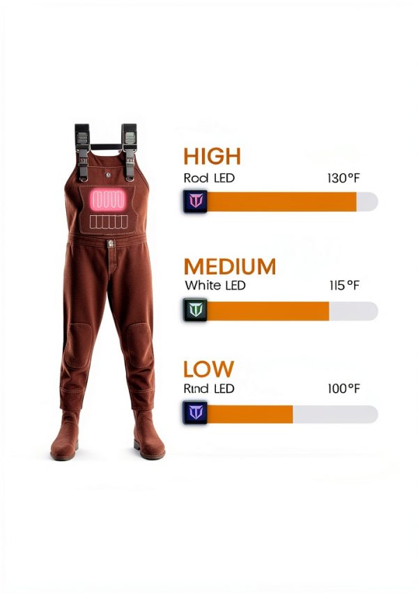 TIDEWE Next Camo Evo Waders for Men Waterproof Hunting Gear-4
