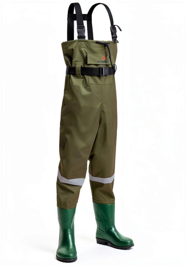 Kids Waders XSY Waterproof Nylon Design Blue-1