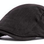 Classic Men's Flat Cap Cotton Breathable Beige-0