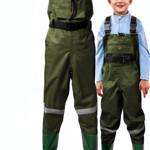 Kids Waders XSY Waterproof Nylon Design Blue-0