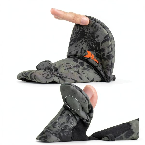 KastKing PolarBlast Fishing Mittens Blackout Waterproof Windproof-1