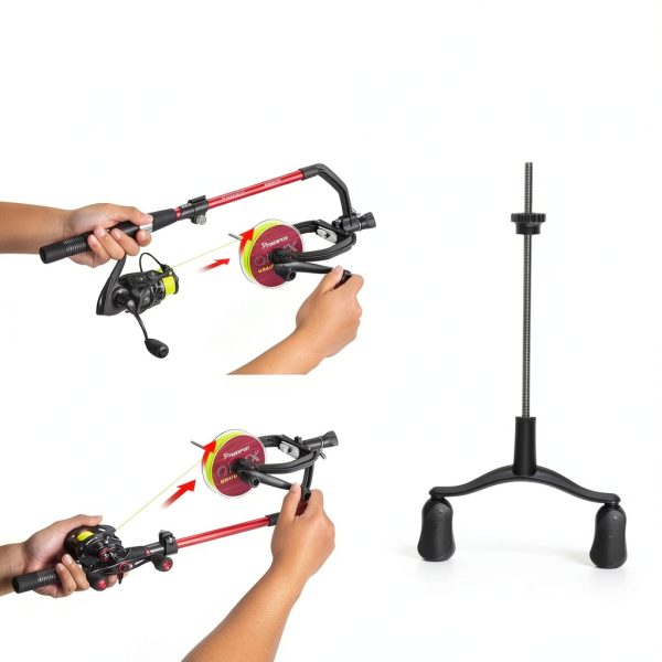 Piscifun Speed X Fishing Line Spooler with Aluminum Handle – Black-4