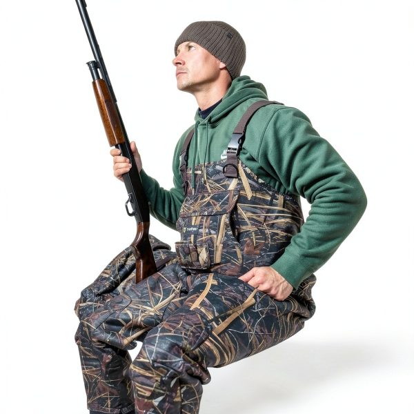TideWe Men's Hunting Waders Neoprene 3.5mm Waterproof with Rubber Boot-6