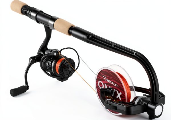 Piscifun Speed Fishing Line Spooler Black ABS Compact 12x8.3in-0