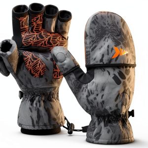 KastKing PolarBlast Fishing Mittens Waterproof Windproof Blackout-0