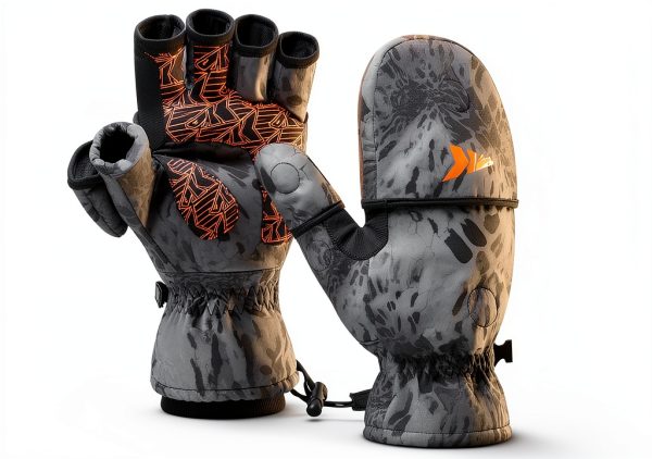KastKing PolarBlast Fishing Mittens Waterproof Windproof Blackout-0