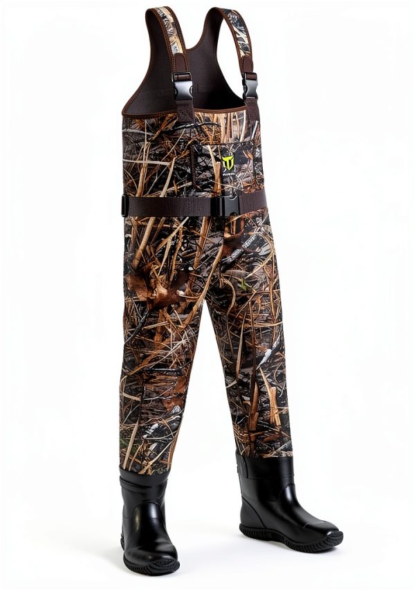 Kids Waders TIDEWE Neoprene Waterproof Hunting Boots Next Camo Evos-0