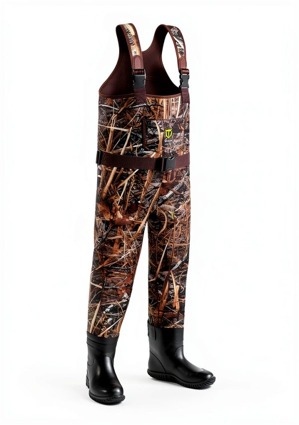 Kids Waders TIDEWE Neoprene Waterproof Hunting Boots Next Camo Evos-3