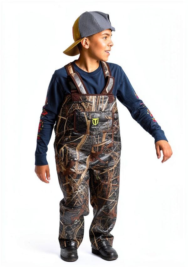 Kids Waders TIDEWE Neoprene Waterproof Hunting Boots Next Camo Evos-5