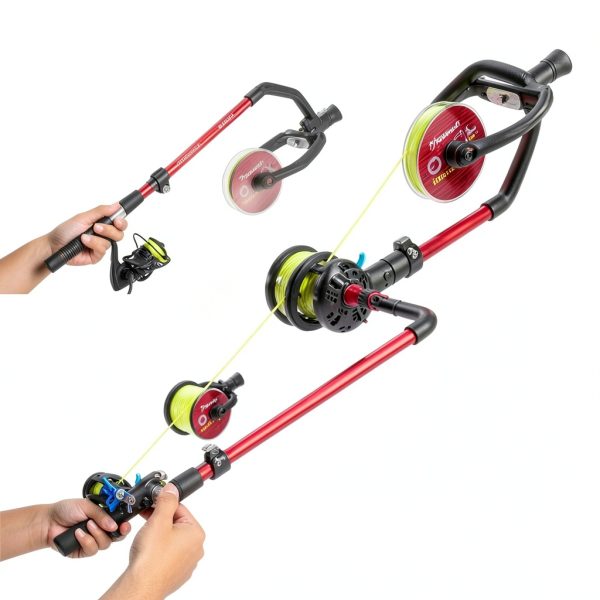 Piscifun Speed X Fishing Line Spooler with Aluminum Handle – Black-5