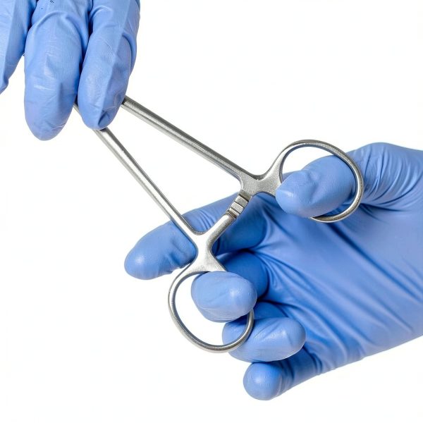 Fishing Forceps SURGICAL ONLINE 5in Steel Curved Straight Set-5