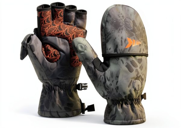 KastKing PolarBlast Fishing Mittens Blackout Waterproof Windproof-0
