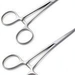 Fishing Forceps SURGICAL ONLINE 5in Steel Curved Straight Set-0