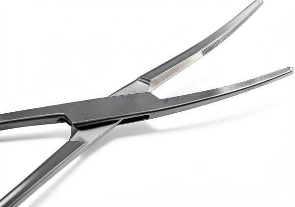 Fishing Forceps SURGICAL ONLINE 5in Steel Curved Straight Set-1