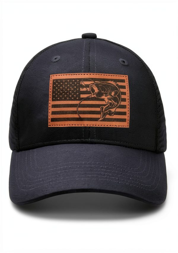 Ozrhuve Fishing Hat One Size Trucker with American Flag Design-6